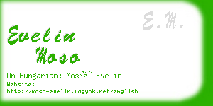 evelin moso business card